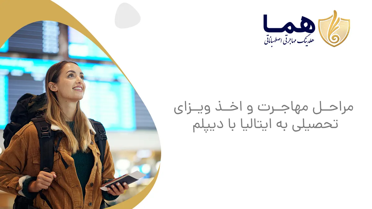 مراحل مهاجرت و اخذ ویزای تحصیلی به ایتالیا با دیپلم