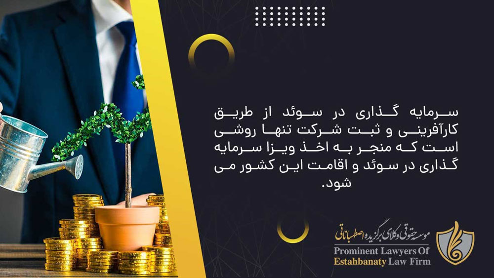 سرمایه‌گذاری از طریق کارآفرینی در سوئد