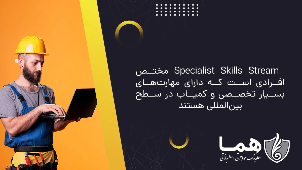  Specialist Skills Stream مختص افرادی است که دارای مهارت‌های بسیار تخصصی و کمیاب در سطح بین‌المللی هستند
